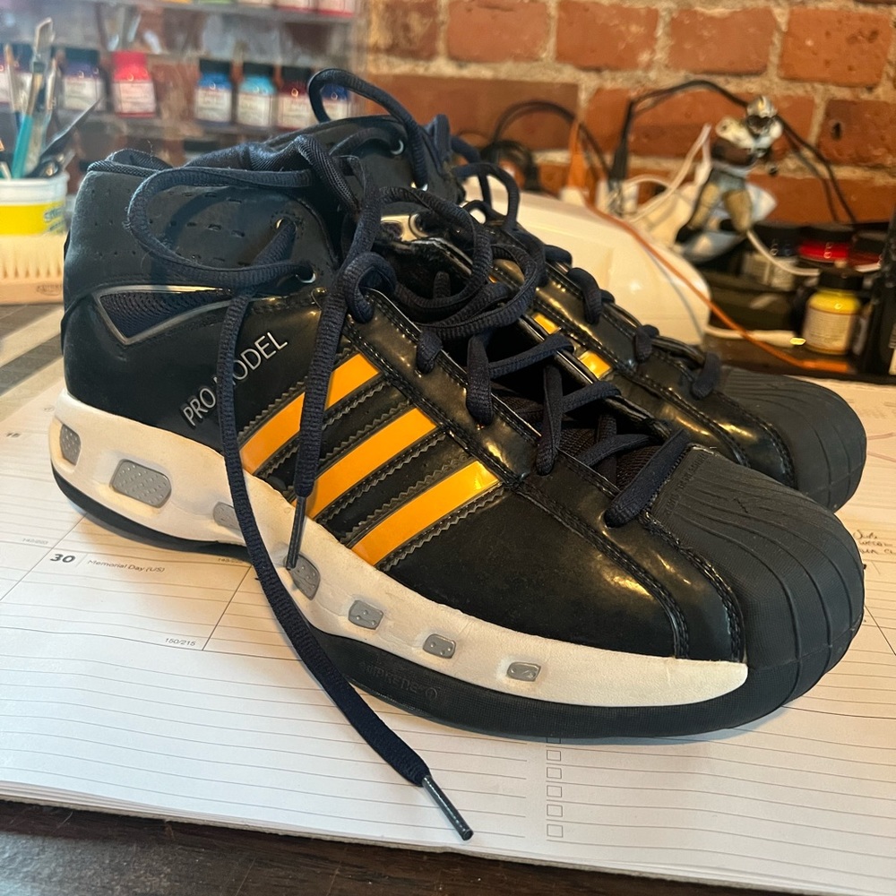 Adidas pro models worn once.